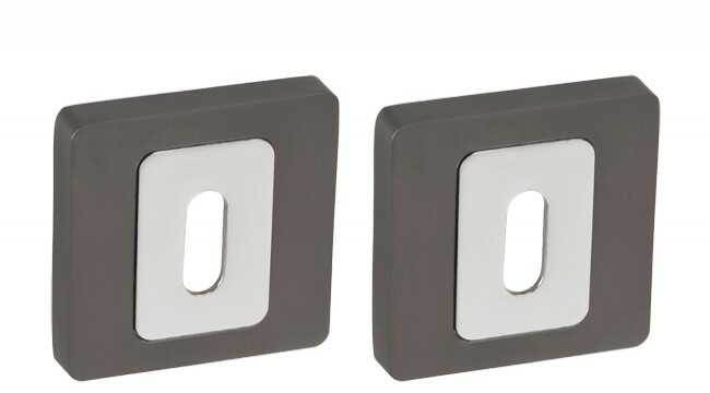 Szyld krótki kwadratowy klucz MADERA grafit/chrom