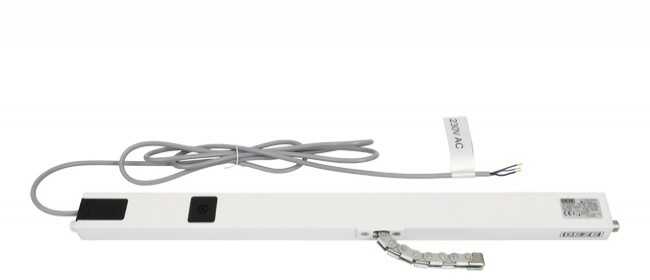 Siłownik łańcuchowy GEZE SLIMCHAIN 230 V, wysuw 300 mm, lewy, biały