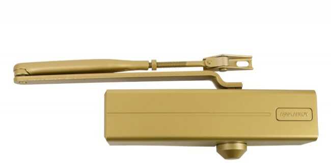 Samozamykacz Assa-Abloy DC120 z ramieniem złoty