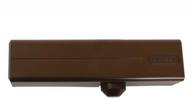Samozamykacz drzwiowy Assa-Abloy DC120 bez ramienia brąz irchowy (DC120-0---D8014)