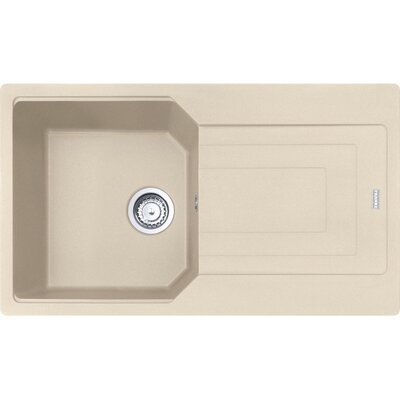 Franke Urban UBG 611-86 GSC Zlewozmywak granitowy jednokomorowy 86x50 cm beżowy 114.0687.284