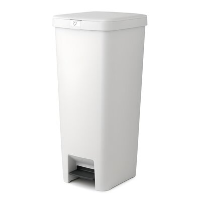 Brabantia Kosz na śmieci pedałowy StepUp 40 l jasnoszary z recyklingu 120026