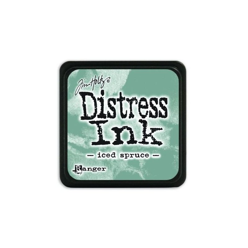 Poduszka z tuszem Ranger - Distress Mini Ink Pad - ICED SPRUCE