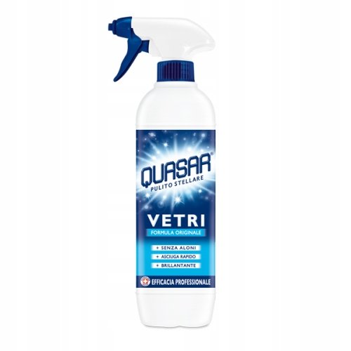 Quasar Vetri - profesjonalny płyn do mycia szyb w sprayu (650 ml)