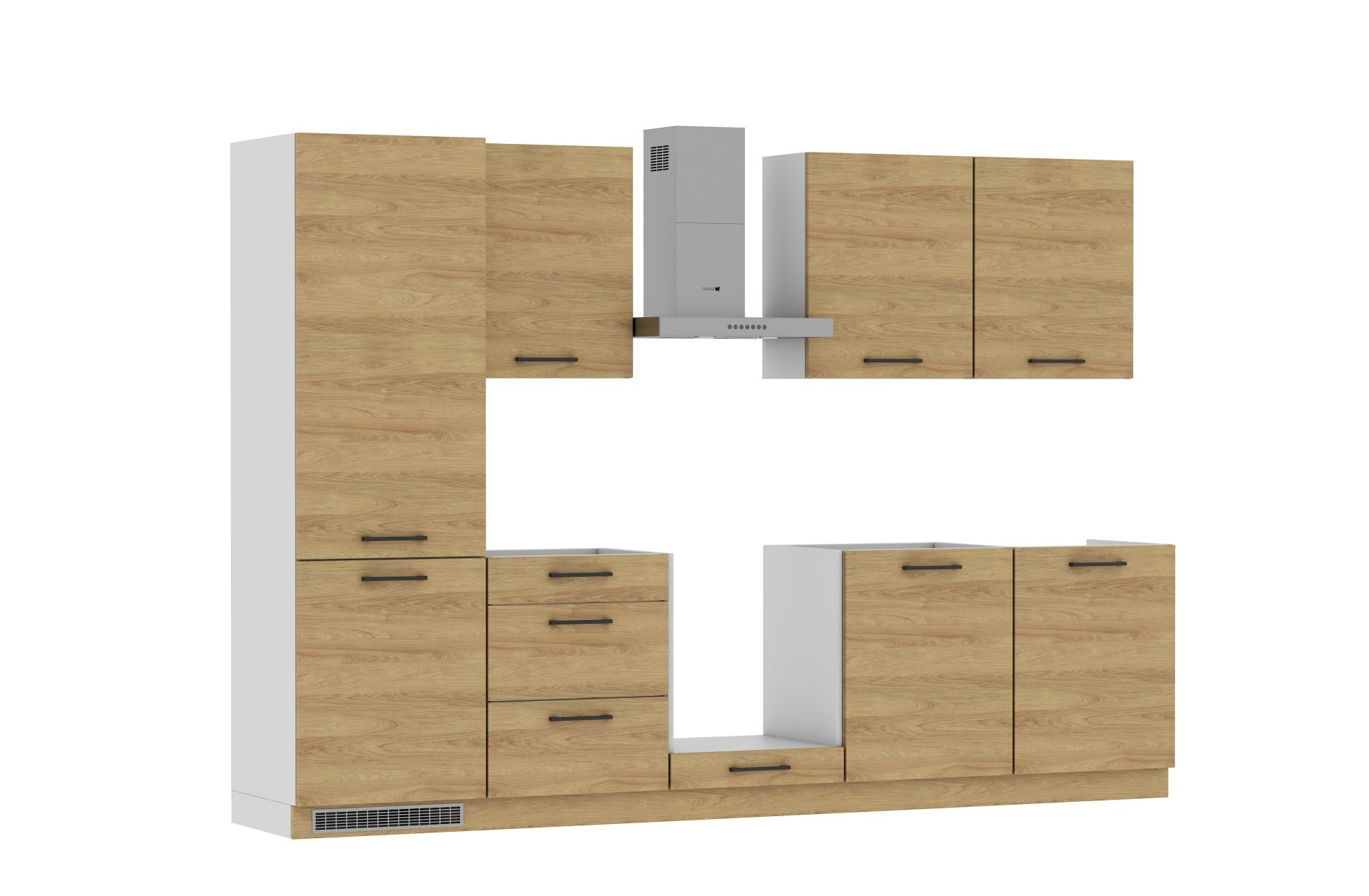 Zestaw Mebli Kuchennych Bari 300 Hikora