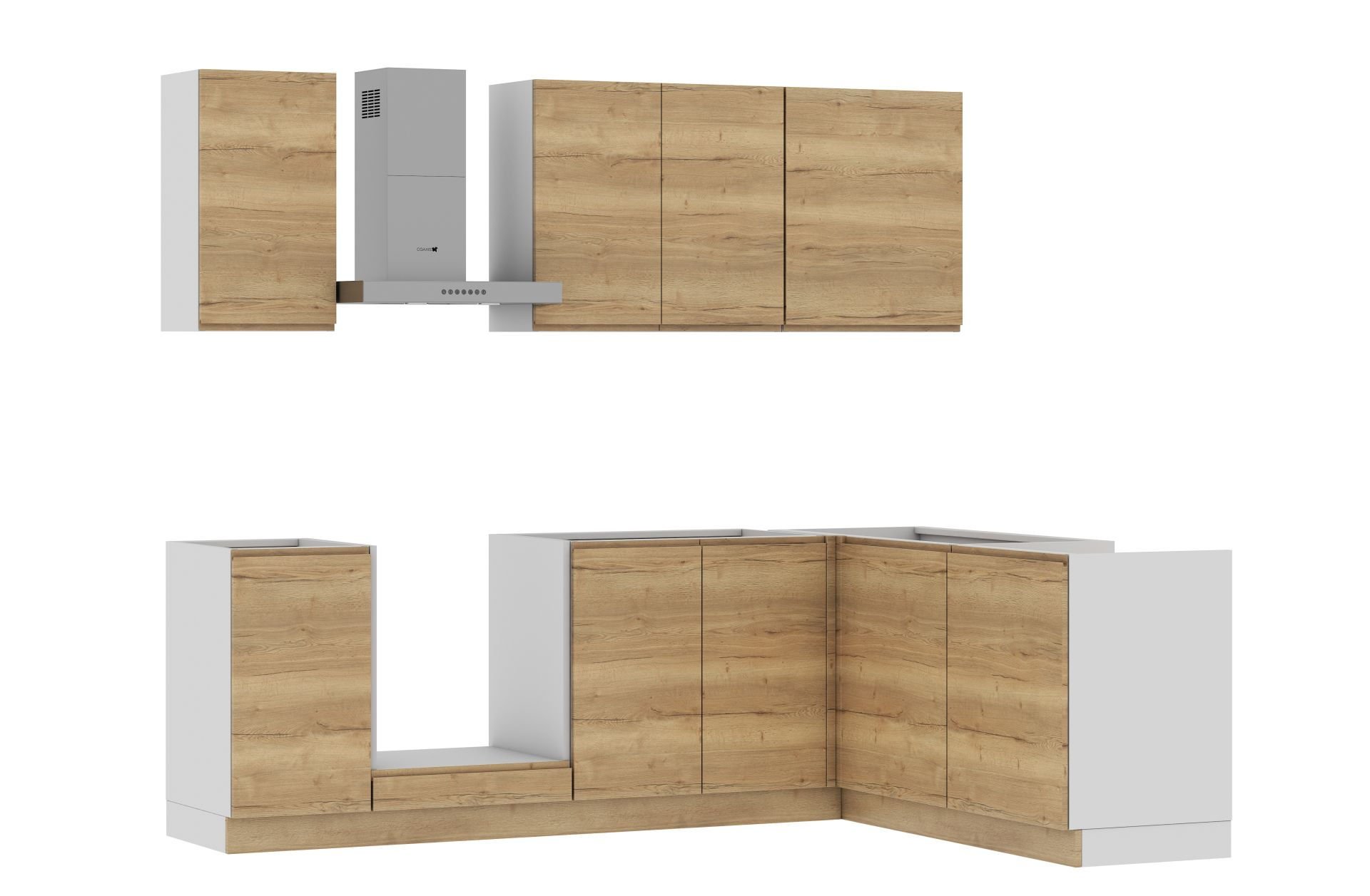 Zestaw Mebli Kuchennych Alba 240X180-L Halifax