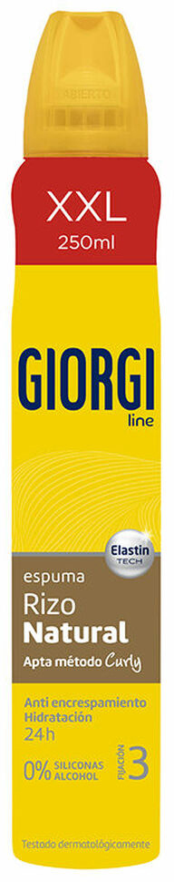 Mus do włosów Giorgi Line Rizo Natural Espuma Fijadora Método Curly N3 250 ml (8411135006485)