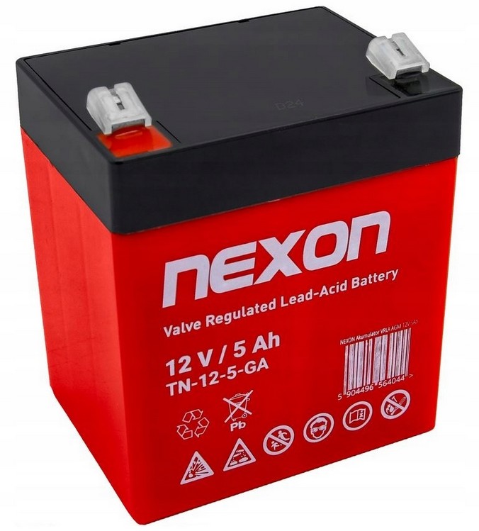 Akumulator żelowy NEXON 5-12 T2 (12V 5Ah)