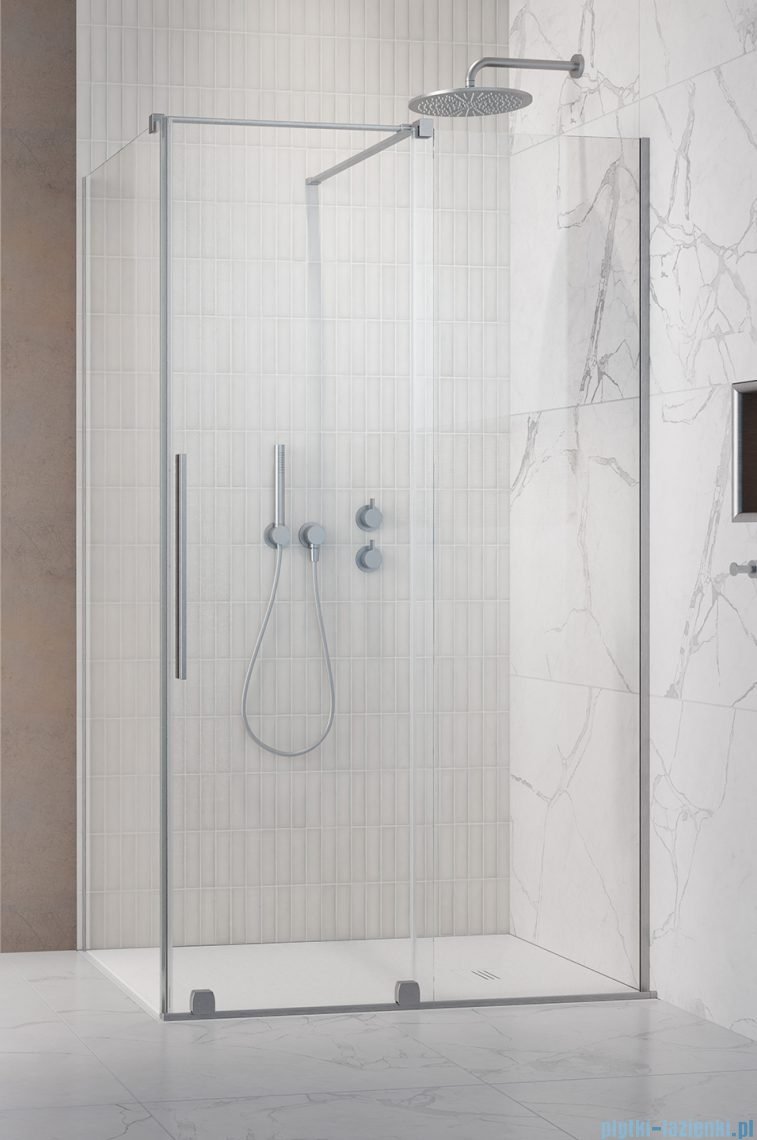 Radaway Furo Kdj Brushed Nickel kabina 100x70cm prawa szczotkowany nikiel 10104522-91-01R/10110480-01-01/10113070-01-01
