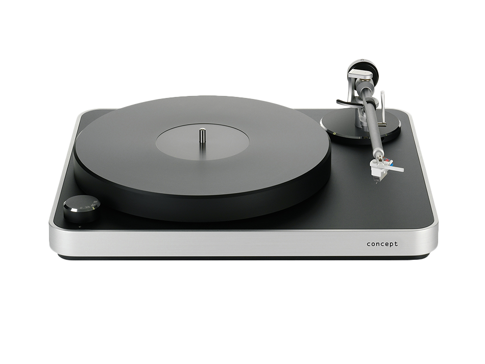 ClearAudio Concept - baza gramofonu (czarny-srebrny)