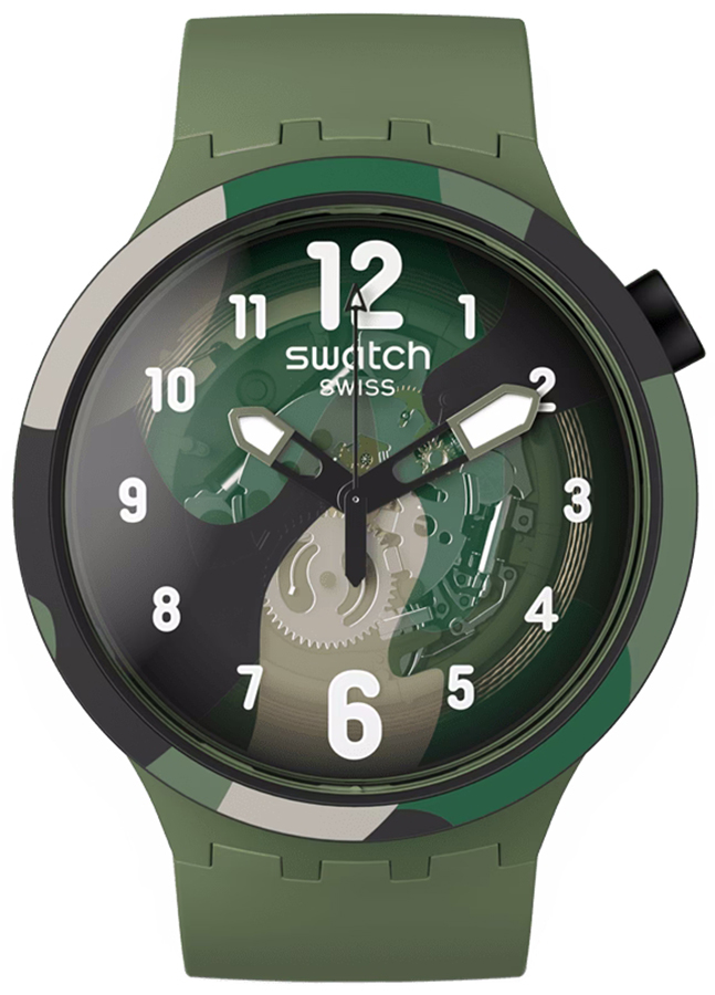 Zegarek Swatch SB05G108-5300 LOOK RIGHT THRU GREEN PAY!