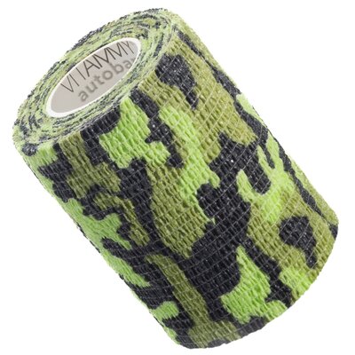 Elastyczny bandaż kohezyjny VITAMMY Autoband Zielone Moro 7,5 x 450 cm