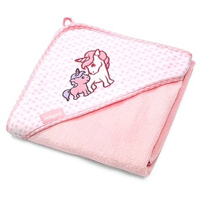 BabyOno 346/01 Okrycie kąpielowe bambusowe z kapturkiem RÓŻOWE 100/100 ręcznik kąpielowy 45797