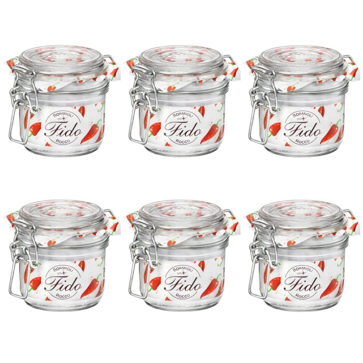 6x Słoik Bormioli Rocco Fido 200 ml