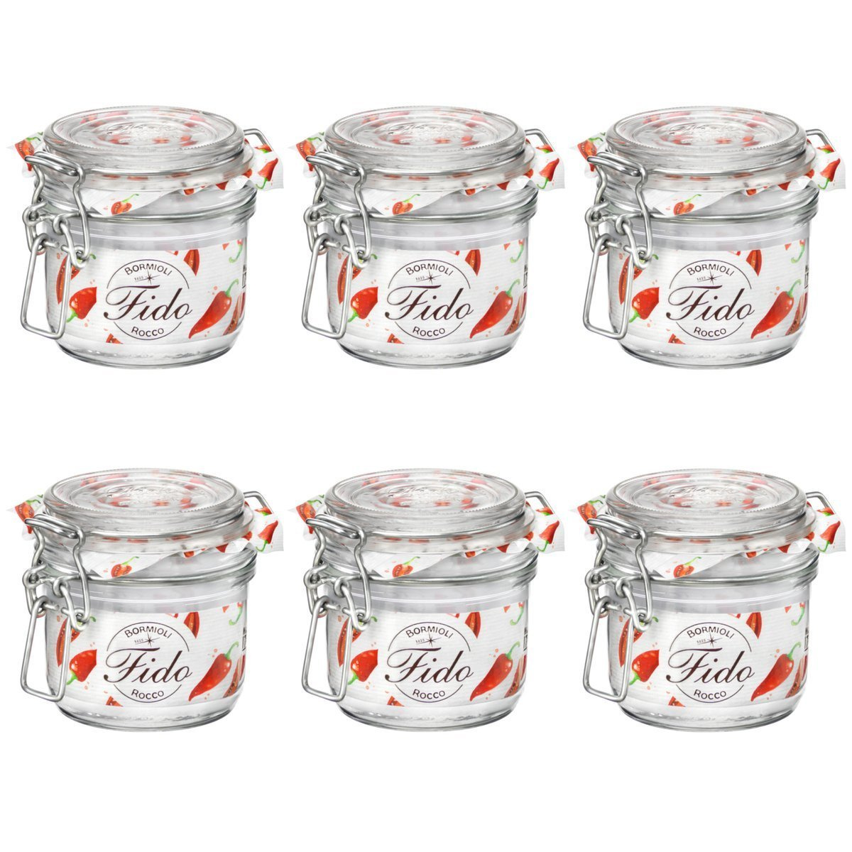 6x Słoik Bormioli Rocco Fido 200 ml