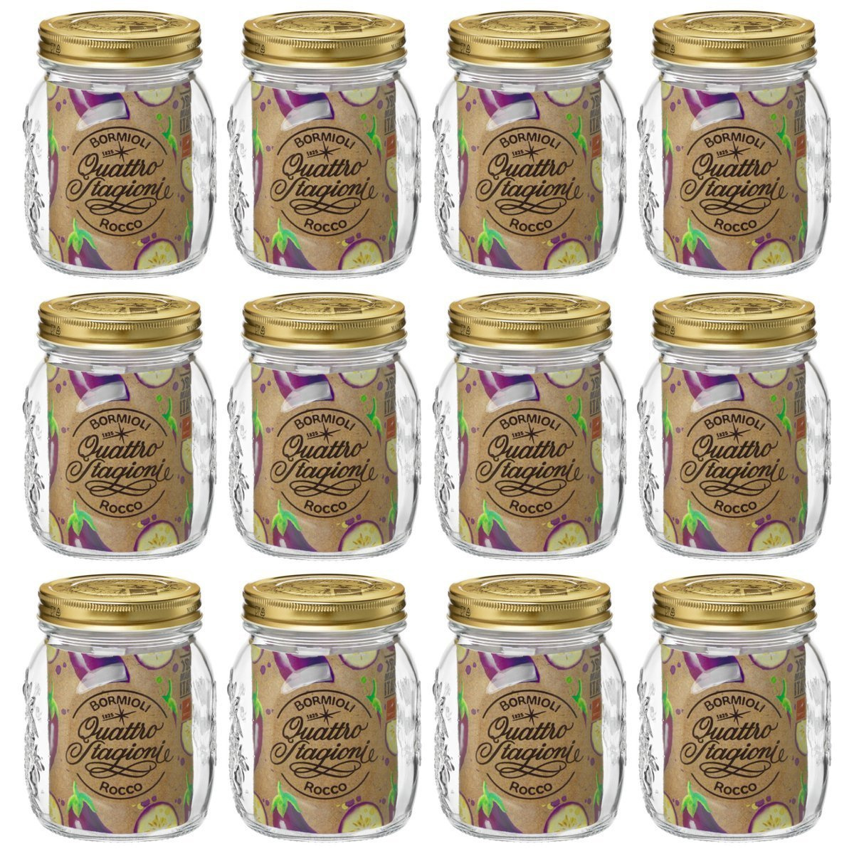 12x Słoik Bormioli Rocco Quattro Stagioni 700 ml