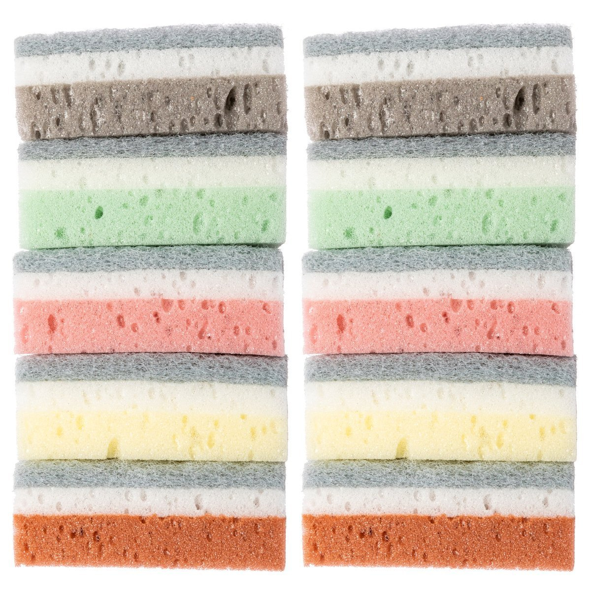 2x ZMYWAK KUCHENNY PRAKYCZNA PROSTOKĄTNY 5 SZT