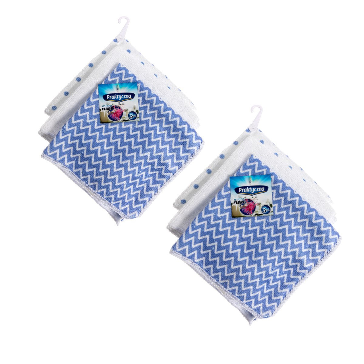 Ścierki z mikrofibry praktyczna uniwersalne 2x 3 szt.