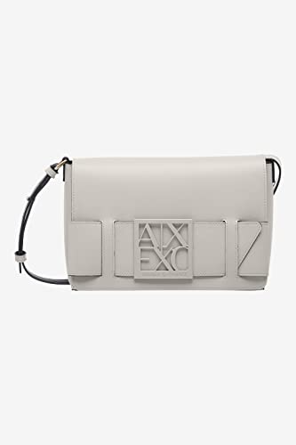Armani Exchange Women's Susy, medium, Squared Logo, Adjustable Strap Crossbody, Giselle Giselle, One Size, Giselle - Giselle, jeden rozmiar