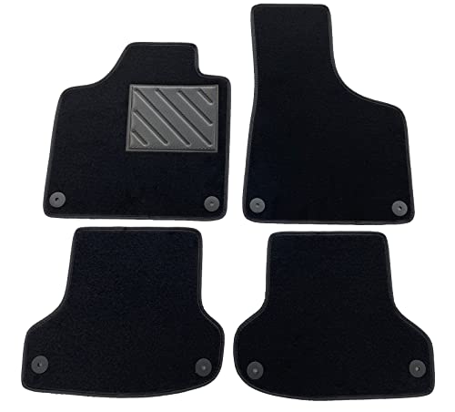 Dywaniki do A3 8P/8PA od 2003 do 2012, dostosowane, wzmocnione gumowe podkładki i guziki mocujące