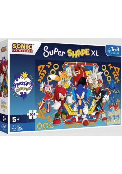 Puzzle 104 Super Shape XL Świat Sonica TREFL