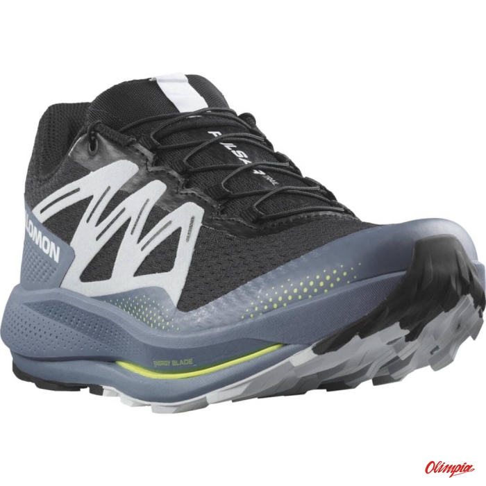 Buty trailowe Salomon Pulsar Trail - black/china blue/arctic