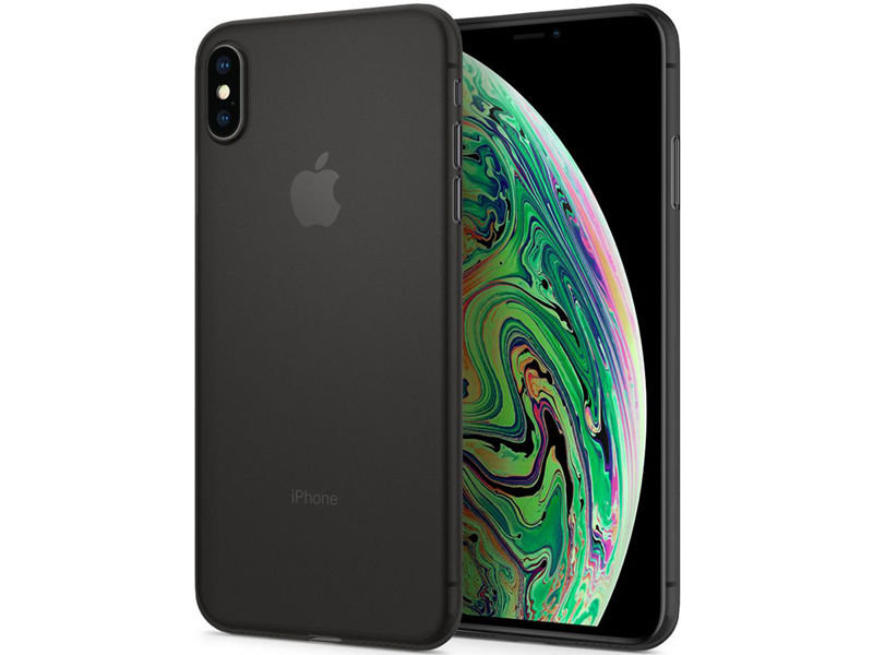 Spigen Air Skin do iPhone XS Max Black (065CS24830 / 8809613763515)