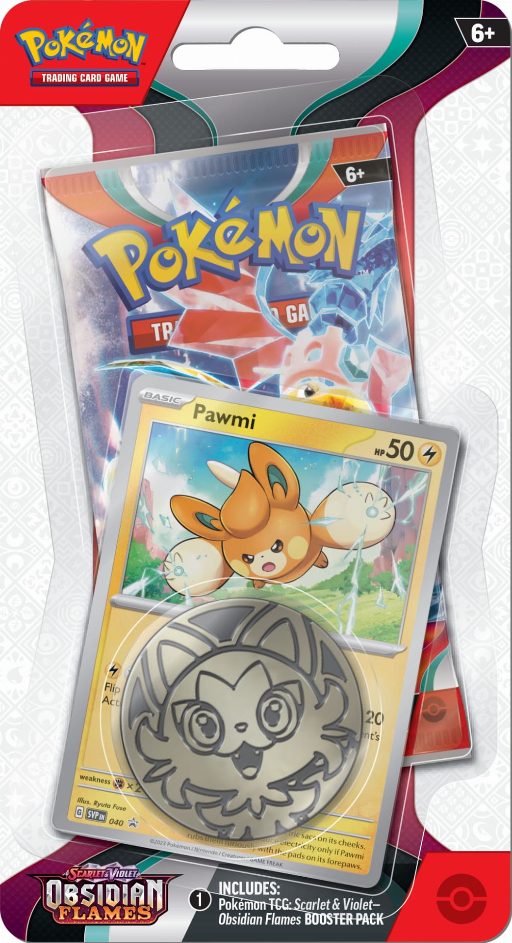 Pokémon TCG: Scarlet & Violet - Obsidian Flames - Checklane Blister Pawmi