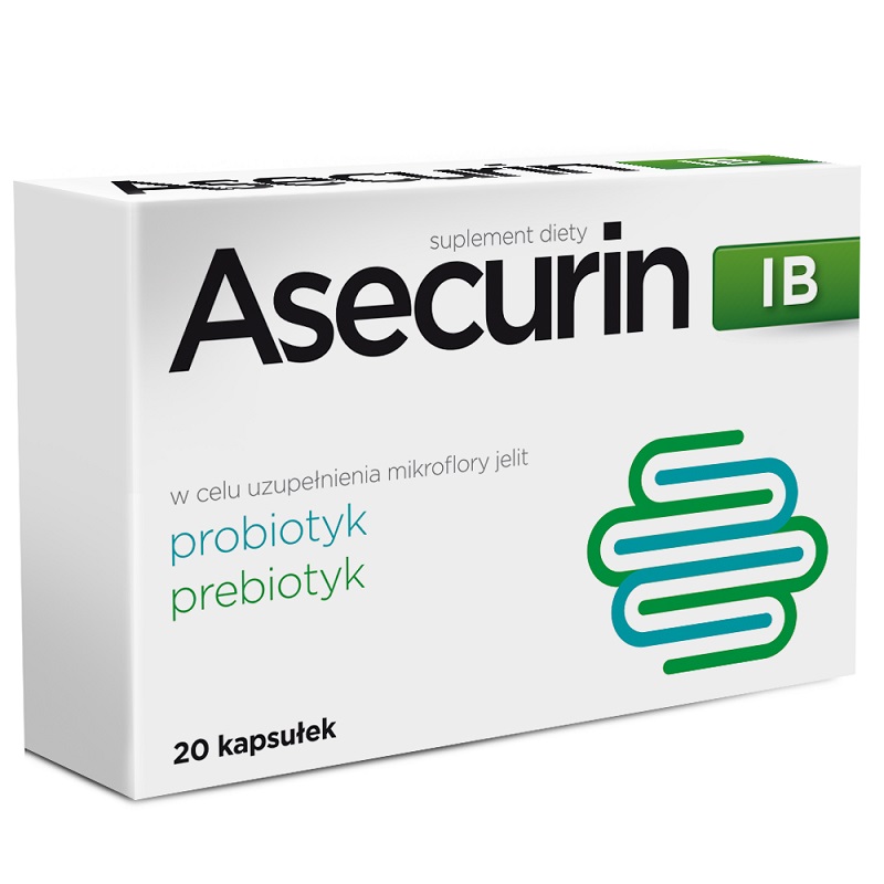 Aflofarm Asecurin IB 20 kapsułek 3740441
