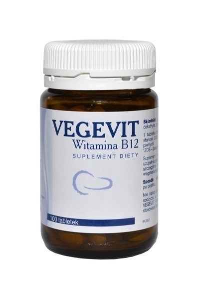 Vegevit Witamina B12 100 Tabletek