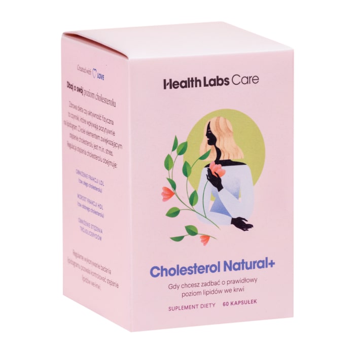 Health Labs, Cholesterol Natural+, 60 kaps.