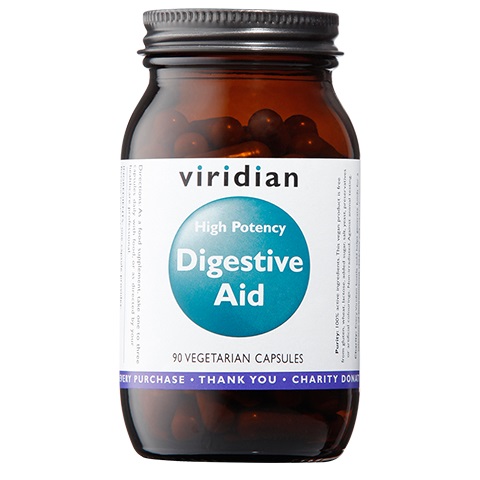 Viridian High Potency Digestive Aid (enzymy trawienne) - 90 kapsułek