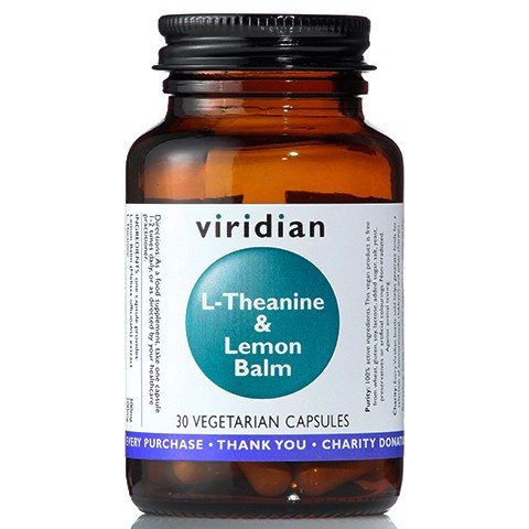 Viridian L-Theanine & lemon balm 30 kapsułek