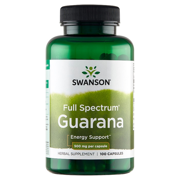 SWANSON Guarana 500 mg/100 caps. TT000588