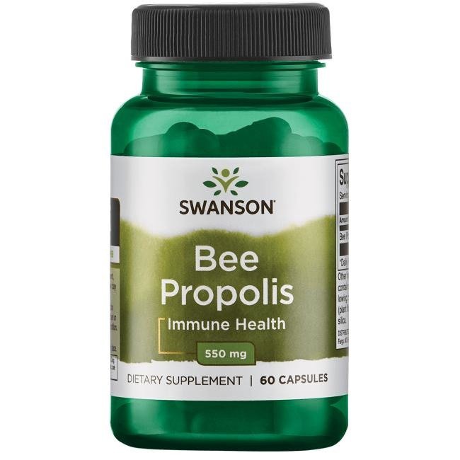SWANSON Bee Propolis 550mg 60 szt.