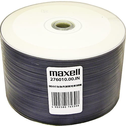 Maxell DVD-R Printable 4.7GB 16x do Tak Szpula 50 szt) (276010.00)