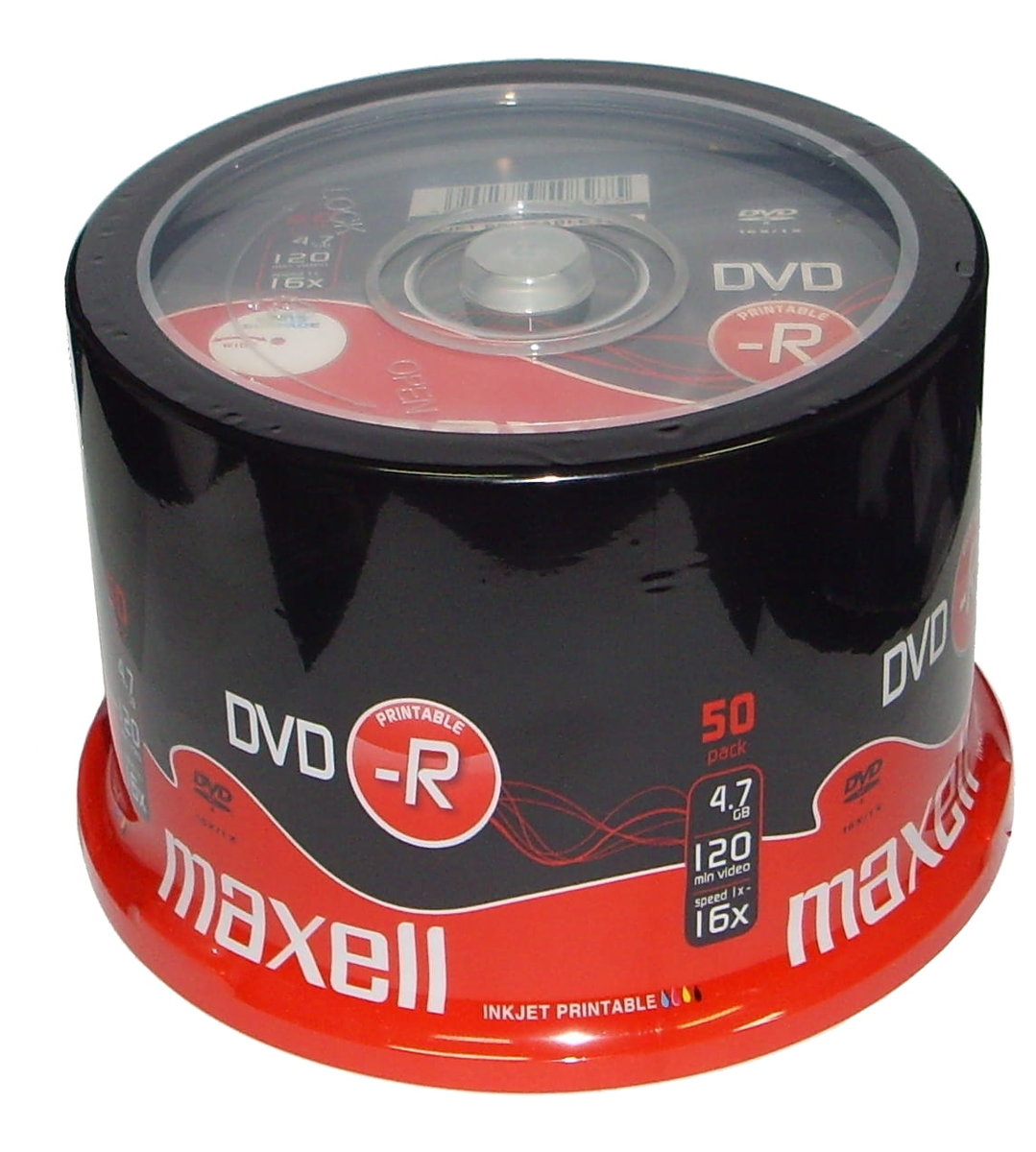 Maxell DVD-R 4.7GB 16x PRINTABLE 50 szt 275701.40