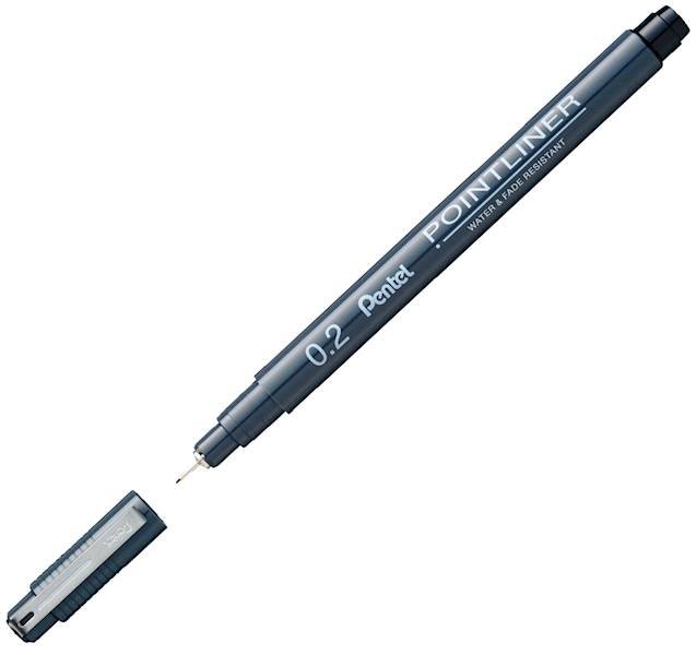 CIENKOPIS POINTLINER 0,2 MM S20P-2A CZARNY PENTEL