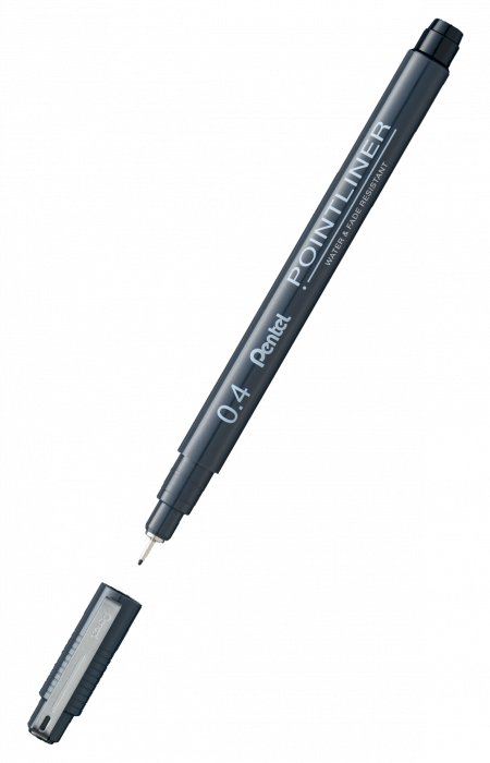 CIENKOPIS POINTLINER 0,4 MM S20P-4A CZARNY PENTEL