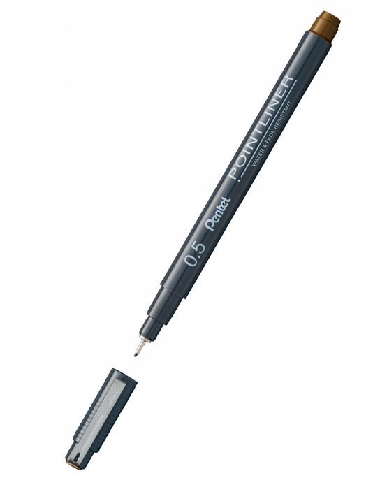 CIENKOPIS POINTLINER 0,5 MM S20P-5SP SEPIA PENTEL
