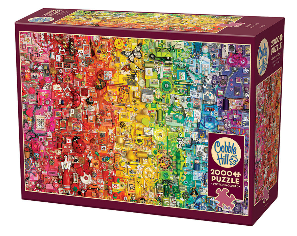 Puzzle 2000 Tęcza Cobble Hill