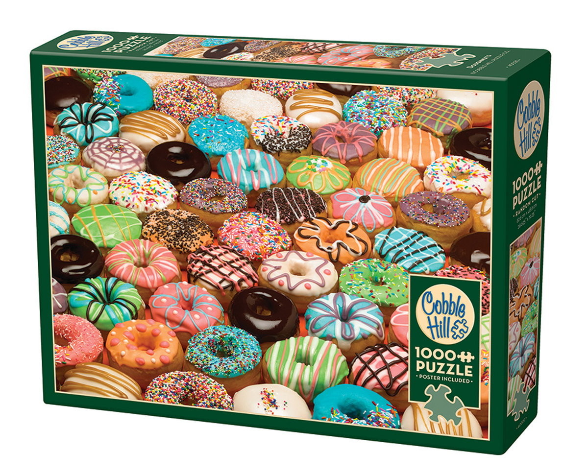 Puzzle 1000 Kolorowe pączki Cobble Hill