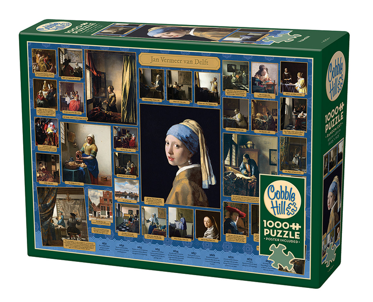 Cobble Hill, Puzzle, Johannes Vermeer, 1000 el.