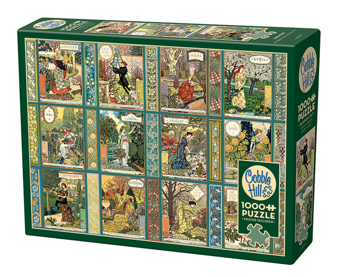 Cobble Hill, Puzzle, Kalendarz ogrodnika, 1000 el.