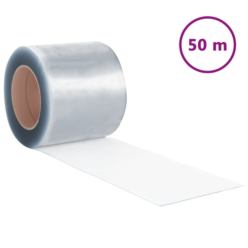 Kurtyna paskowa, przezroczysta, 200 mm x 1,6 mm, 50 m, PVC Lumarko!