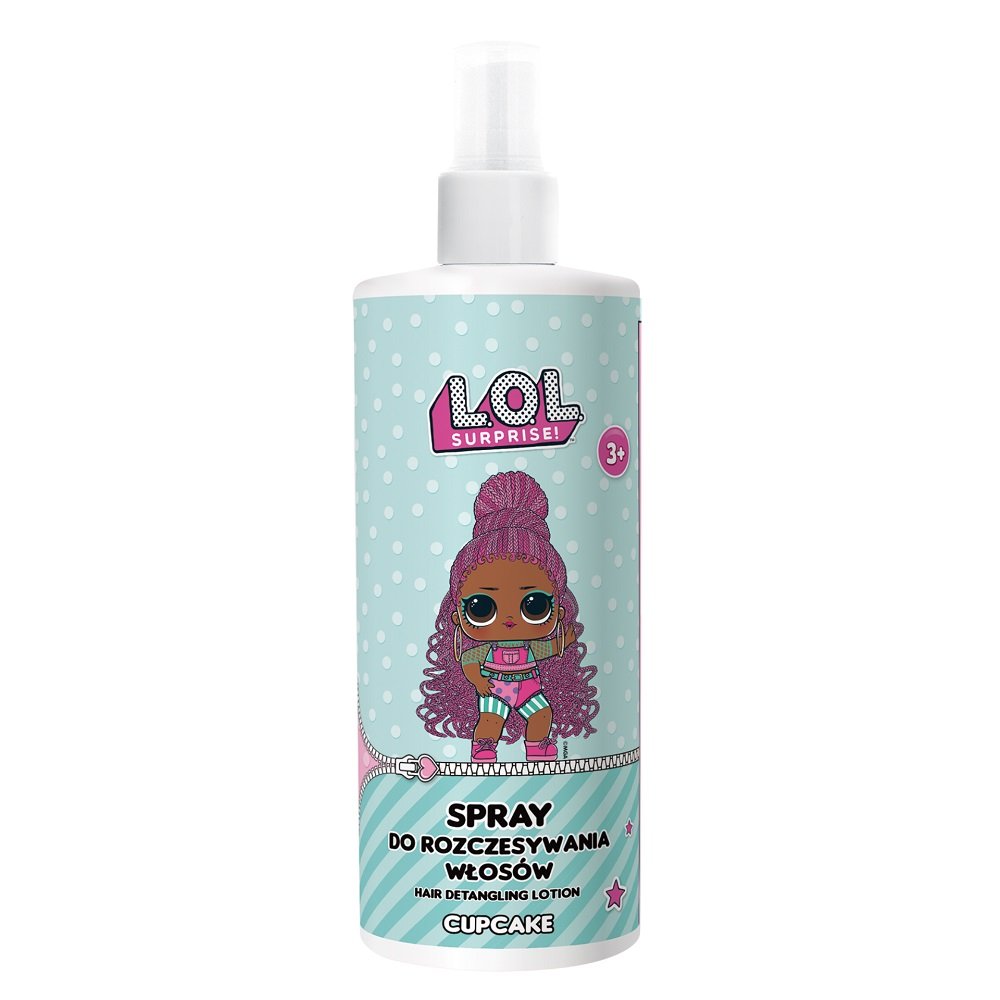 LOL SURPRISE LOL SURPRISE Hair Detangling Lotion 3+ spray do rozczesywania włosów Cupcake 200ml primavera-5902643080386