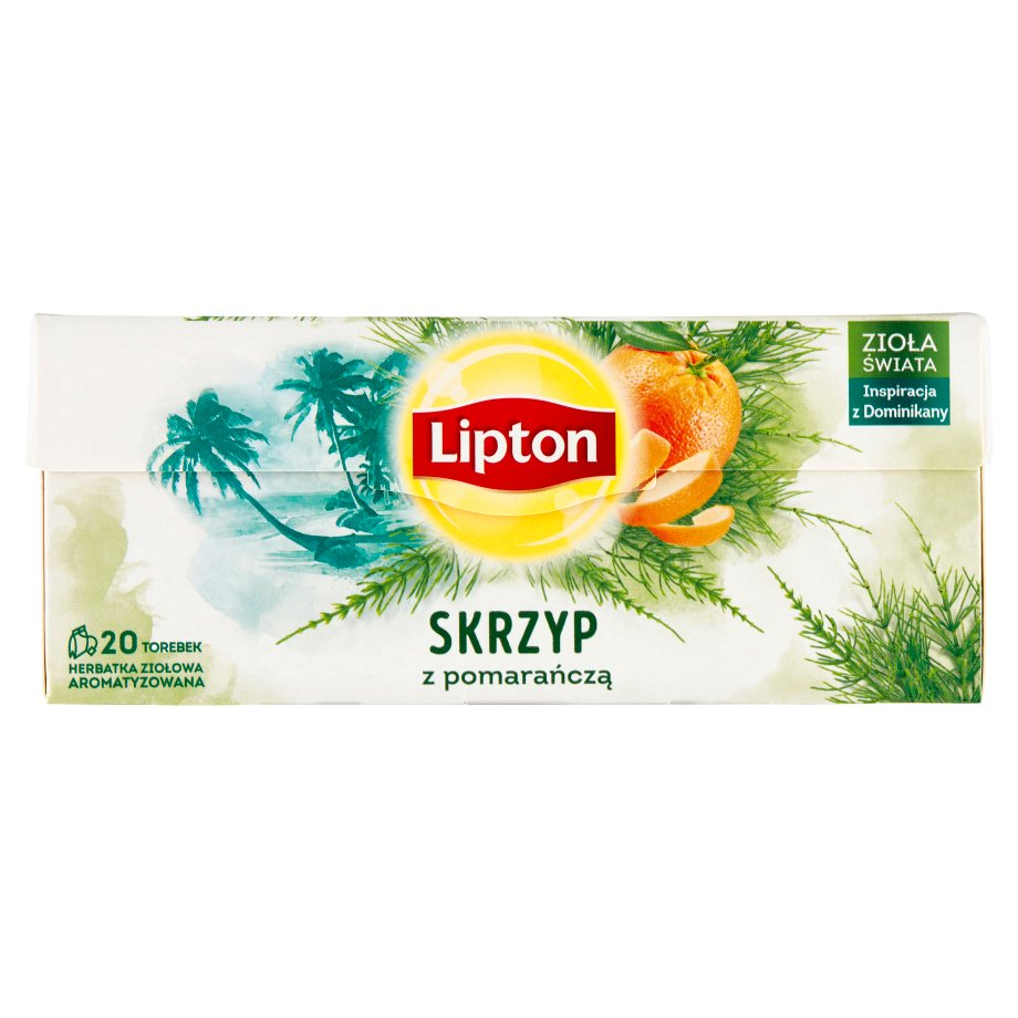 Lipton - Herbata ziołowa skrzyp z pomarańczą 20 x 2 g