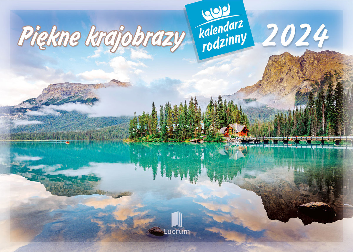 kalendarz 2024 rodzinny piękne krajobrazy