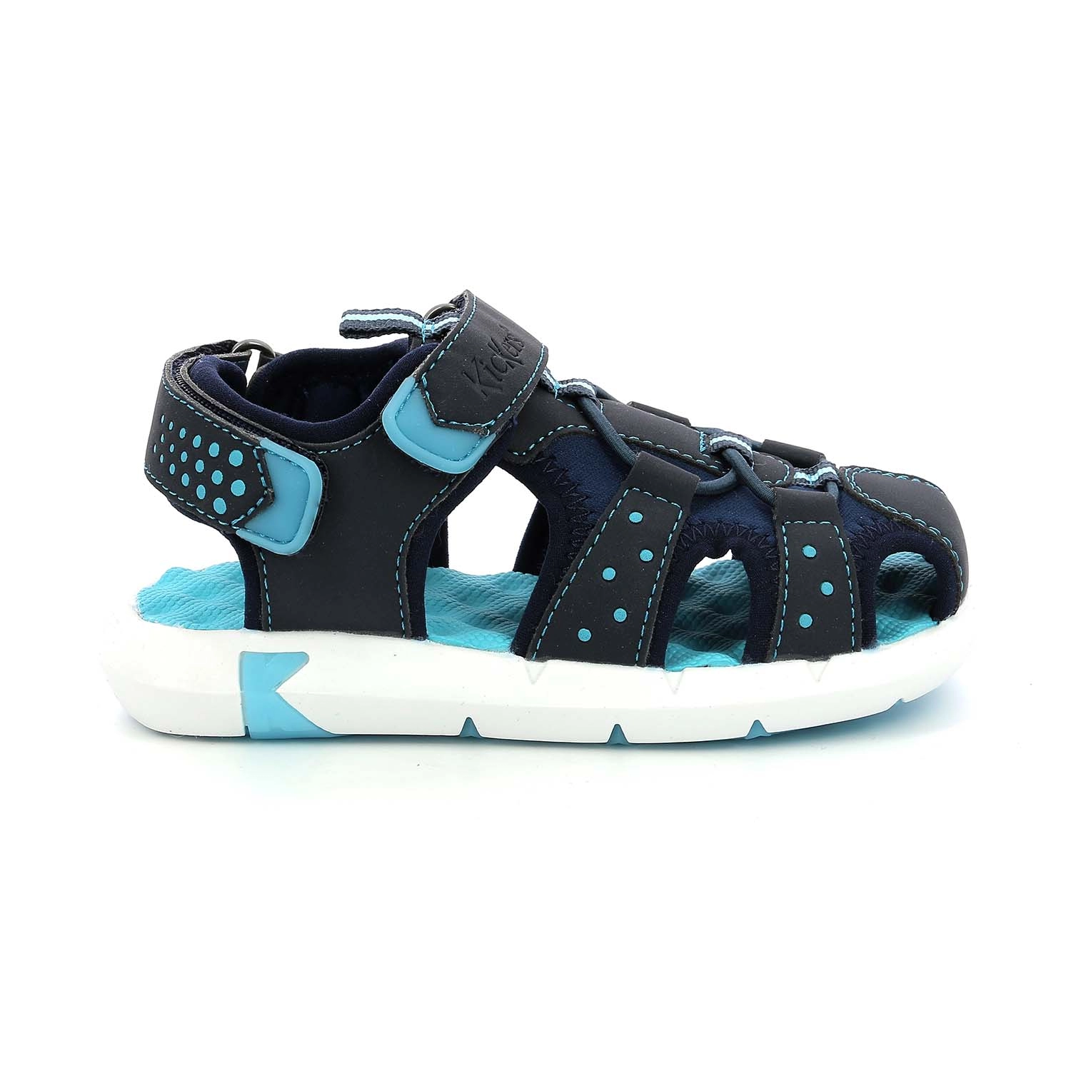 Sandały dziecięce Kickers JUMANGE BLEU FONCE LAGON dziecięce