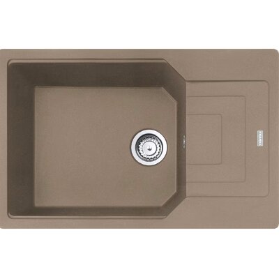 Franke Urban UBG 611-78 XL GSC Zlewozmywak granitowy jednokomorowy 78x50 cm cappuccino 114.0687.279